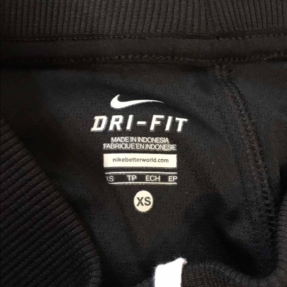 Nike Dri-Fit Training Pants XS Black White Athletic Joggers EUC - Picture 14 of 14